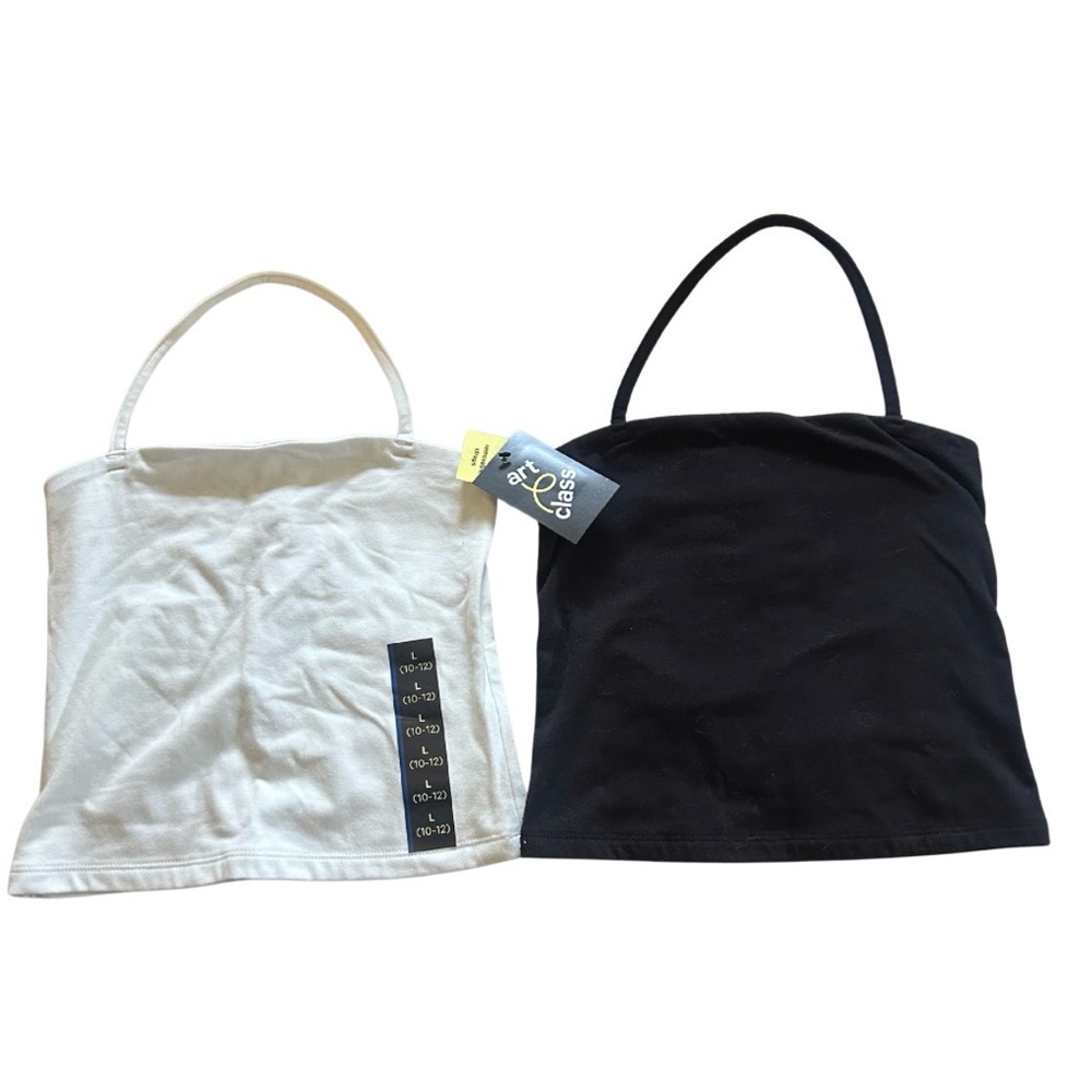 art class Girls Convertible Halter Top Bundle | Black & White | L (10/12) | New
